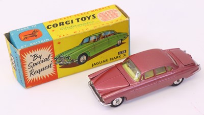 Lot 258 - Corgi Toys No. 238 Jaguar Mk 10 comprising...