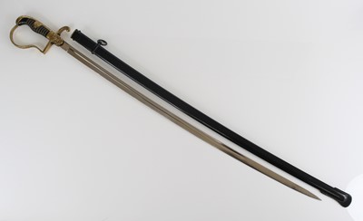 Lot 122 - A German Heer (Army) Officer's sword, having a...