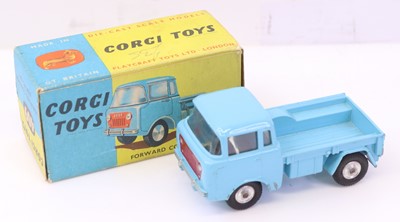 Lot 210 - Corgi Toys No. 409 Forward Control Jeep, light...