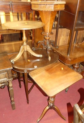 Lot 658 - A circa 1840 mahogany marble topped wash stand...