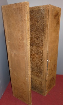 Lot 682 - A pine square front chest of two short and...
