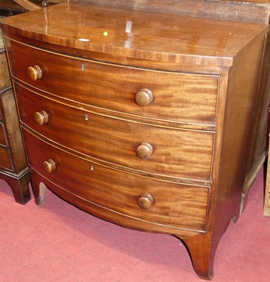Lot 684 - A 17th century style oak three-panel coffer,...