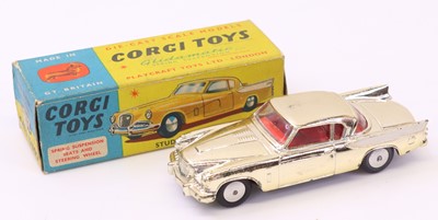 Lot 235 - Corgi Toys No. 211S Studebaker Golden Hawk in...