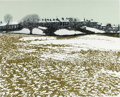 Lot 45 - Phil Greenwood (b.1943) - Snowfield (1972),...