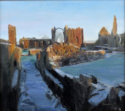 Lot 48 - Ramsay Gibb (b.1965) - Cloister entrance,...