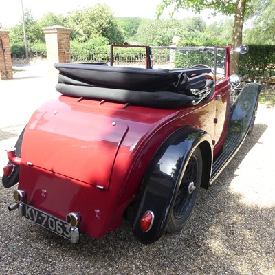 Lot 960 - A 1934 Alvis Firefly. Two-door DH four-seater...