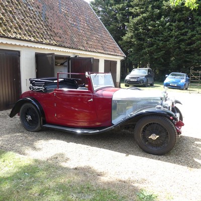 Lot 960 - A 1934 Alvis Firefly. Two-door DH four-seater...