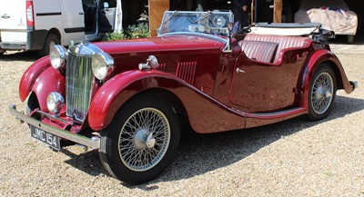 Lot A 1938 MG VA 4 seat Tourer, Reg No. JMC 154,...