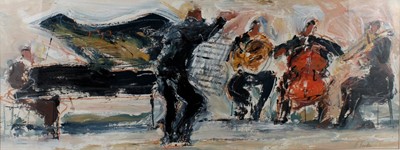 Lot 96 - Bernard Rooke (b.1938) - The Orchestra, mixed...