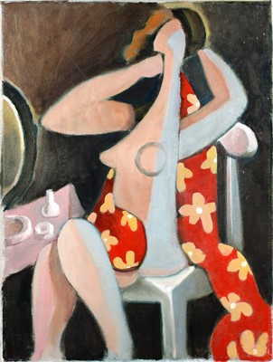 Lot 17 - Peter Froste (1935-2021) - Female nude at a...