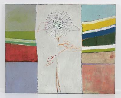 Lot 24 - Peter Froste (1935-2021) - Sunflower, oil on...