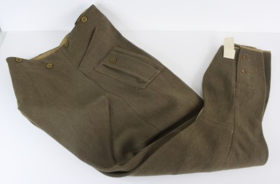 Lot 69 - A pair of WW II era military issue motorcycle...