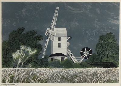 Lot 10 - David Gentleman (b.1930) - Saxted Windmill...