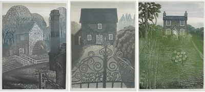 Lot 80 - Paul Beck (b.1922) - Three linocuts;...