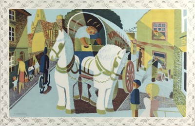 Lot 35 - Tom Gentleman (1882-1966) - The Grey Horses...