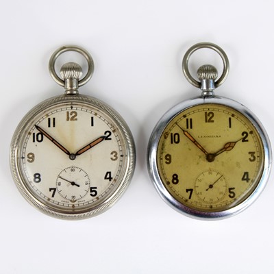 Lot 76 - A Leonidas military issue nickel cased open...