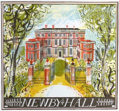 Lot 85 - Ed Kluz (b.1980) - Newby Hall, screenprint in...