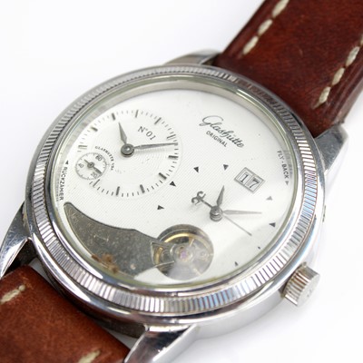 Lot 2217 - A gent's Glashutte Original steel cased...