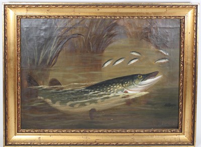 Lot 395 - Arthur Roland Knight (1846-1914), Pike...