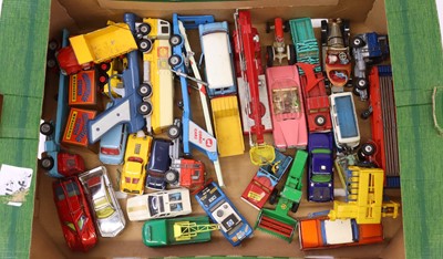 Lot 137 - One tray of mixed playworn diecast to include...