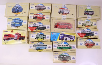 Lot 522 - Corgi Classics and others 2 boxes containing a...