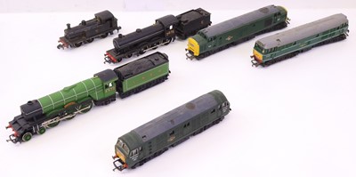 Lot 326 - Six unboxed early Hornby 00 gauge locos to...