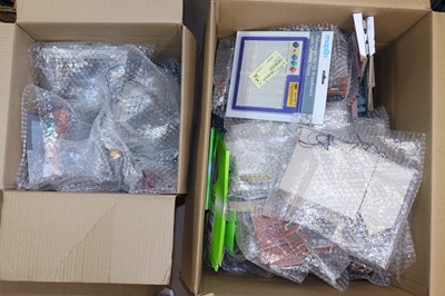 Lot 283 - Two boxes of built 00 gauge Metcalfe card...