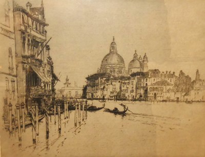 Lot 465 - Fred Richards - The City of Dreams, etching,...