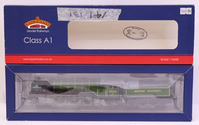 Lot 267 - A Bachmann 00 gauge Class A1 loco in BR lined...
