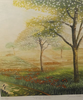 Lot 506 - Suzanne Pizotte - French landscape scene,...