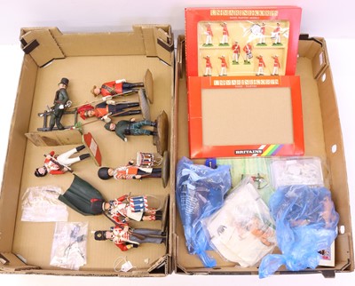 Lot 385 - A small collection of britains sets to include:...