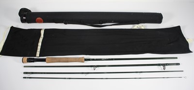 Lot 431 - A Hardy Uniqua 9' #10 four peice fly rod, in...