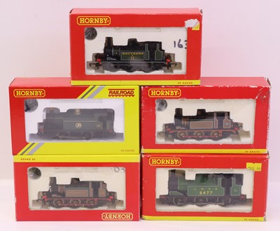 Lot 240 - Five small Hornby 00 gauge locos to include a...