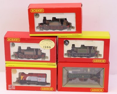 Lot 241 - Five small Hornby 00 gauge locos to include a...