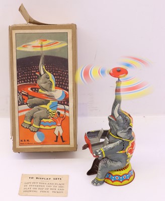 Lot 73 - NBN NHN Hausmann tinplate clockwork circus...