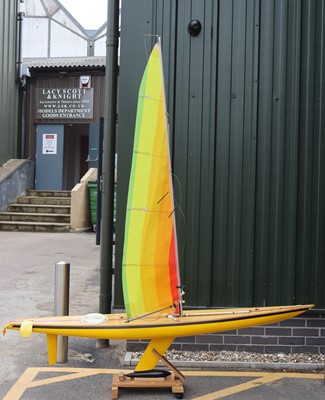 Lot 24 - A GRP hull 10-Rater sailing yacht, radio...