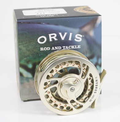 Lot 417 - An Orvis Hydros III Large Arbor fly reel, with...