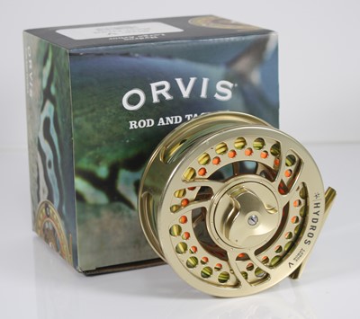 Lot 340 - An Orvis Hydros V Large Arbour fly reel, with...