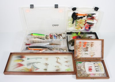 Lot 419 - A large collection of various fishing flies...