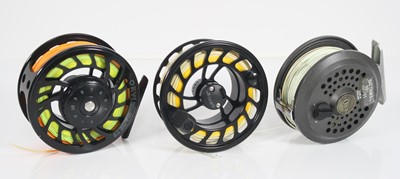 Lot 330 - An Orvis Mach IV fly reel, together with a...