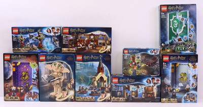 Lot 45 - A Lego Harry Potter collection of open sets to...