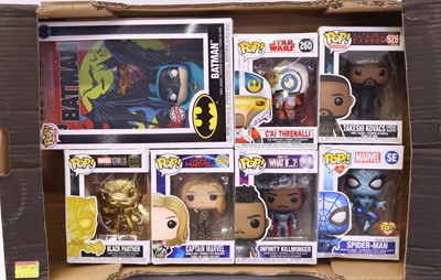 Lot 92 - Funko Pop - a small collection of figures to...