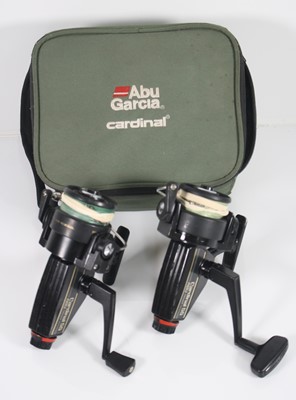 Lot 400 - A pair of Abu Garcia Cardinal 55 fixed spool...
