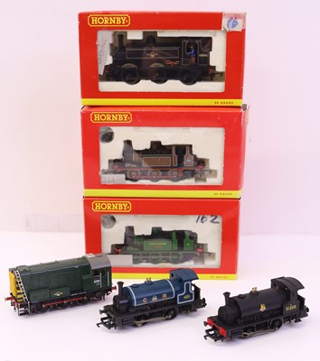 Lot 253 - Six 00 gauge locos, to include a Hornby boxed...