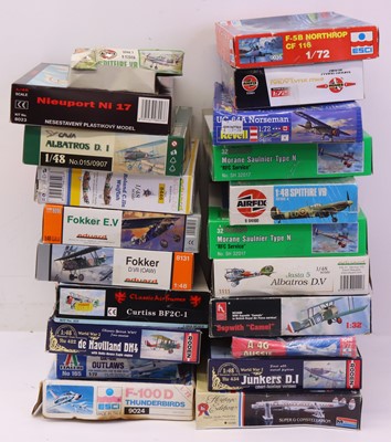 Lot 34 - Two boxes containing a collection of plastic...