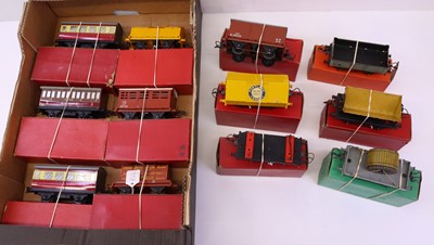 Lot 351 - Hornby O gauge collection of tinplate rolling...