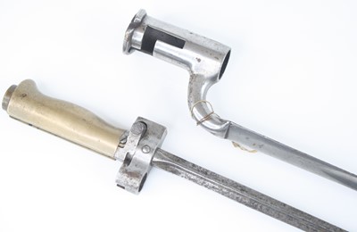 Lot 49 - A French model 1886/93/16 Lebel bayonet,...