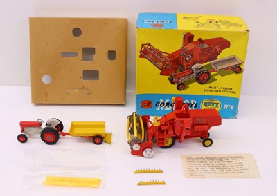 Lot 135 - Corgi Toys No.8 Gift Set containing Massey...