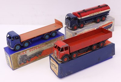 Lot 111 - Dinky Toys group of 3 haulage diecasts to...