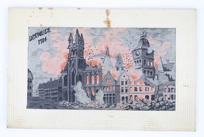 Lot 135 - An album of WW I period postcards, many sent...